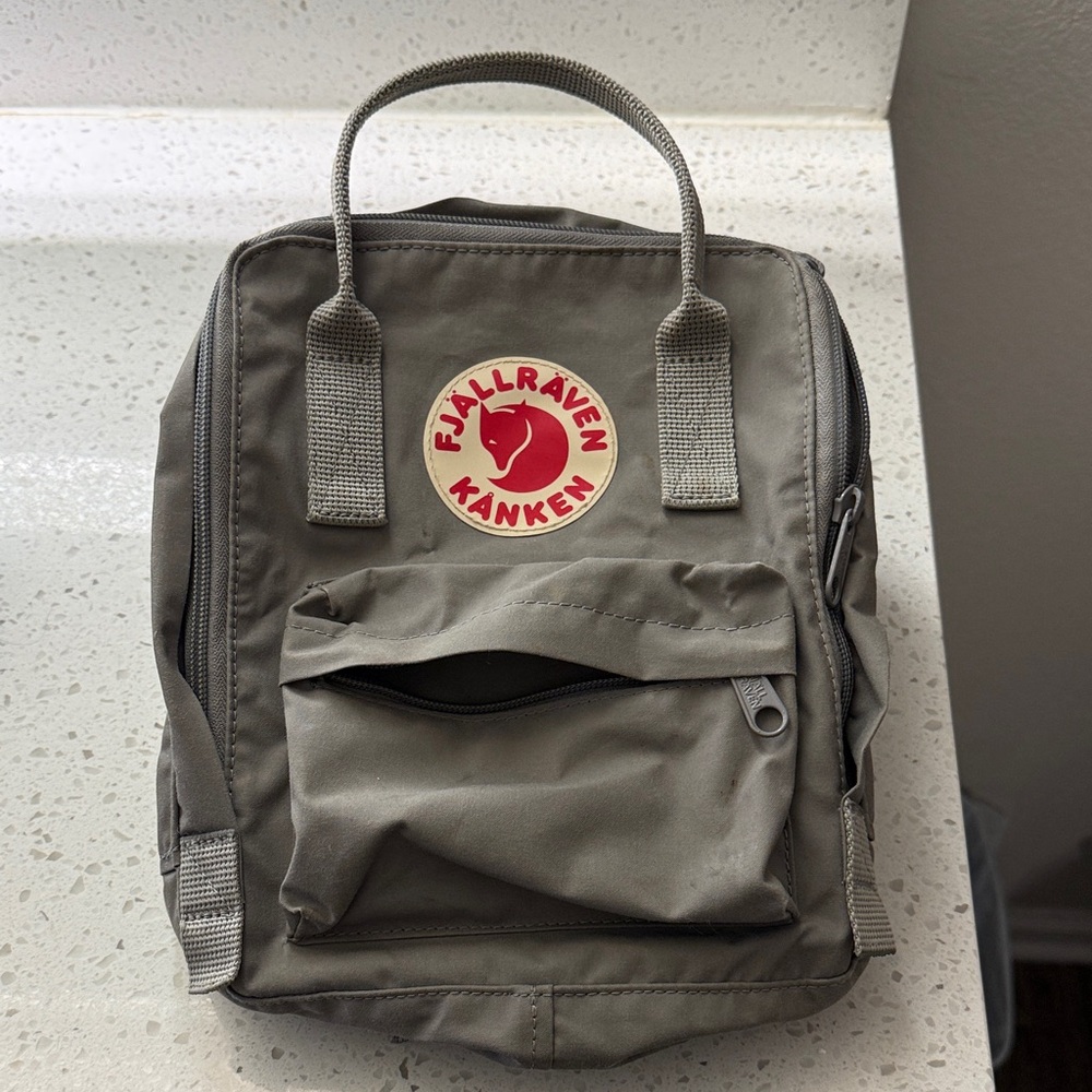 Fjallraven Gray Backpack